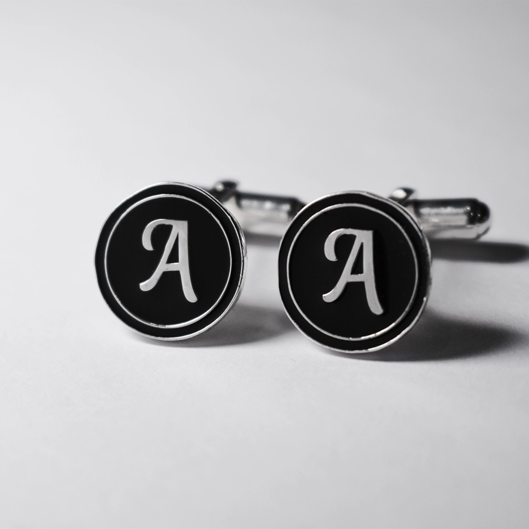 Round Embossed Cufflinks