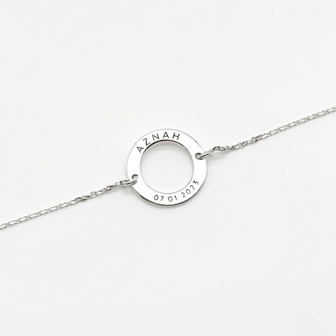 Hollow Disc Bracelet