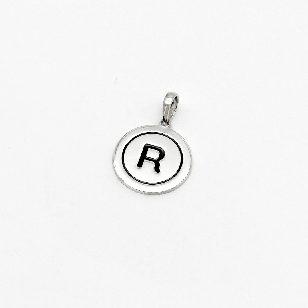 Coin Initial Pendant
