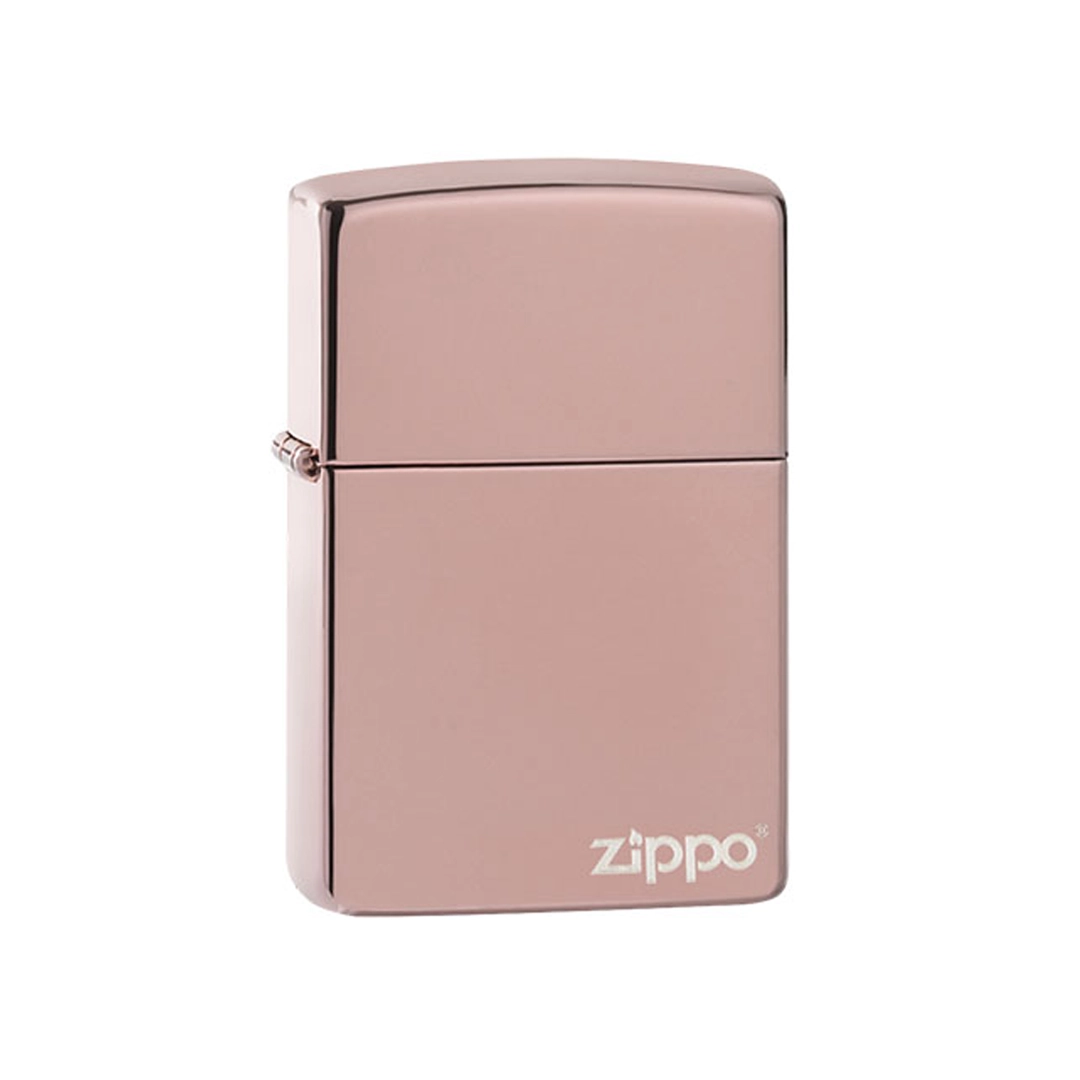 ZIPPO Classic High Polish Rose Gold + Logo