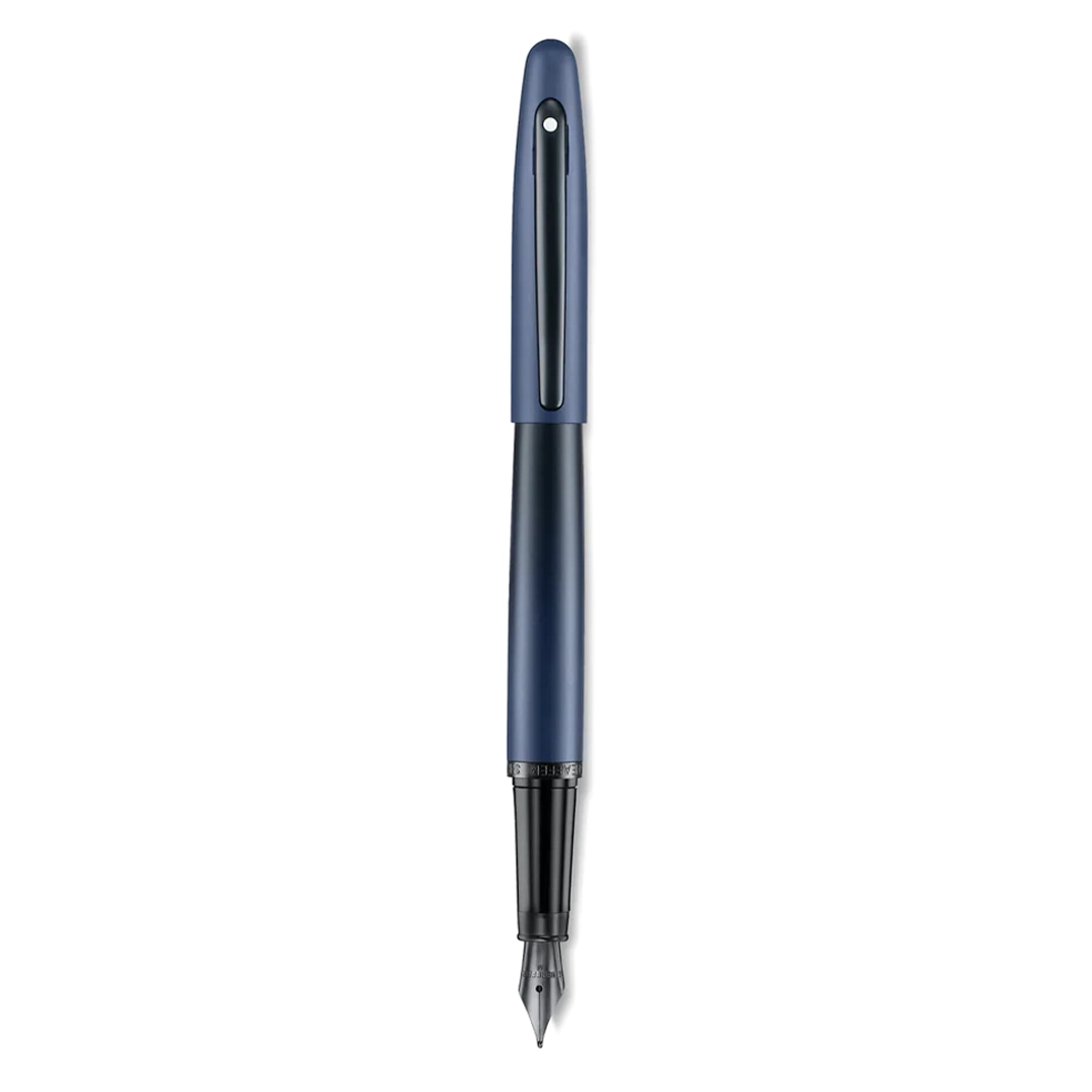 Sheaffer VFM Matte Blue Black Trims Fountain Pen